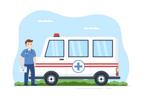 Medical Vehicle Ambulance Car or Emergency Service for Pick Up Patient