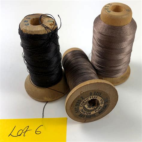 Belding Corticelli Silk Thread on Large Wooden Spools - WeSewRetro