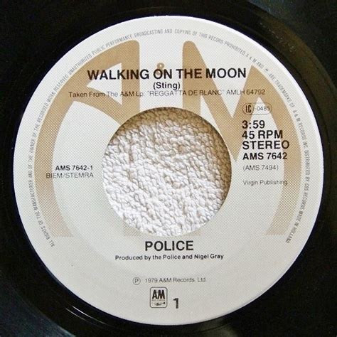 The Police Walking On The Moon 7si Nl 1979 Het Plaathuis