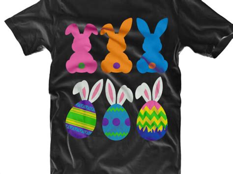 Download Easter bunny ears Svg, Happy easter day t shirt template, Rabbit egg Easter t shirt design - Buy ...