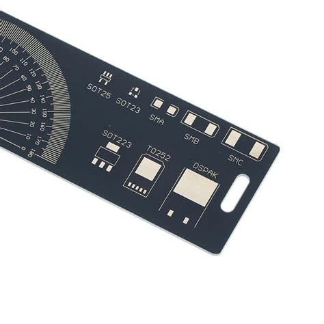 Buy 1pc 20cm Multifunctional Pcb Ruler Measuring Tool Resistor