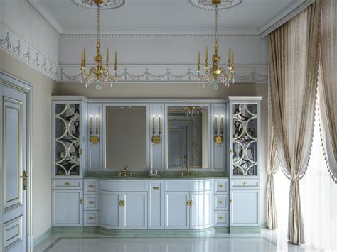 Neoclassical Style Bathroom