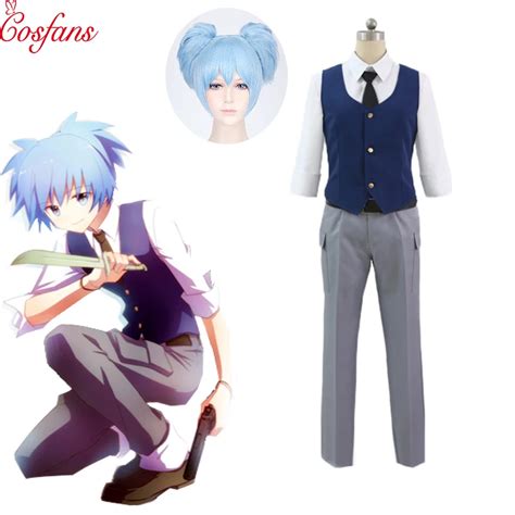 Unisex New Assassination Classroom Shiota Nagisa Genderbend Dress Suit