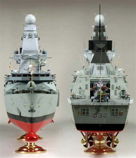 Hms Daring Model Warships Warship Model Model Boats