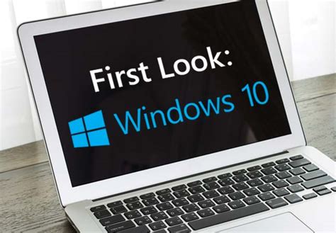 First Look Windows 10 Technical Preview