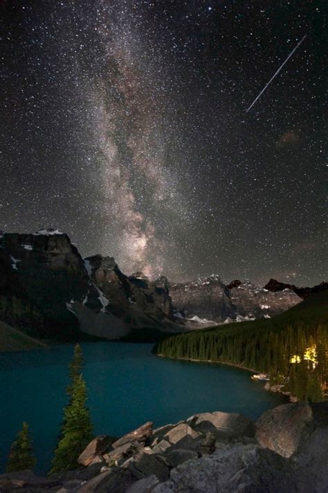 Expressions Of Nature Moraine Lake Milky Way Aris Apostolopoulos