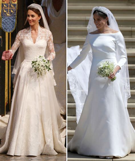 But before our heart rates had even. Meghan Markle wedding dress: Kate Middleton and Meghan's ...