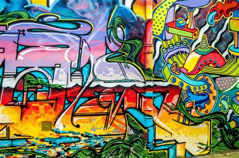 Colourful Graffiti Wall Mural And Photo Wallpaper Wallsauce Us