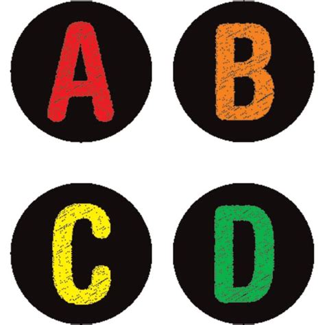 Chalkboard Style Alphabet And Number Labels