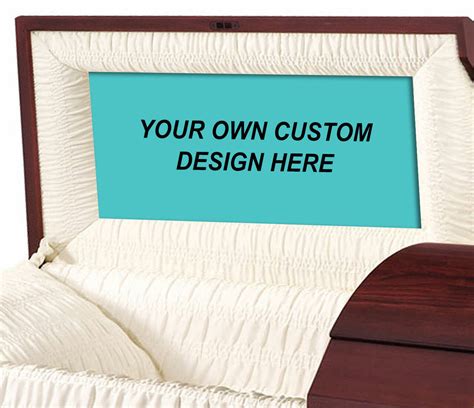 Personalized Custom Casket Head Panel Insert Your Design