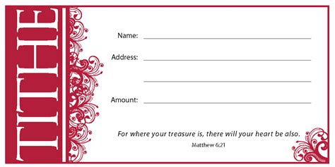 Free Templates For Church Offering Envelopes Hot