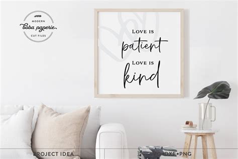 Love Is Patient Love Is Kind Svg Bible Verse Svg Love Quote Etsy
