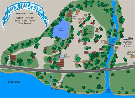 These cabin rentals are ideal for large families as there are many places to gather and enjoy each other's' company. Rates - Silver Lake Resort