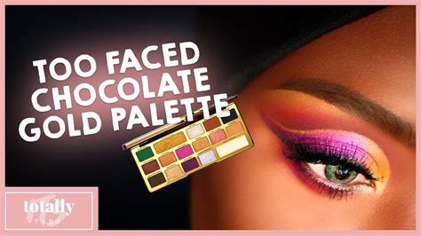 Too Faced Chocolate Gold Palette Pink Cut Crease Eyeshadow Tutorial For