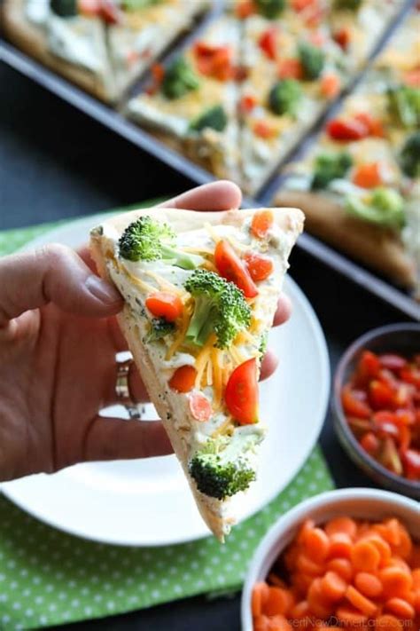 Maybe you would like to learn more about one of these? Vegetable Pizza | Dessert Now, Dinner Later!