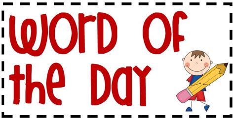 Word Of The Day Clip Art Cliparts