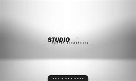 Empty White Studio Room Background Used As Background For Display Your