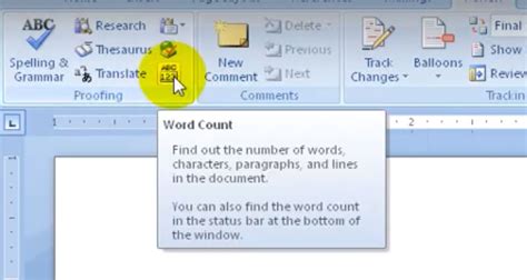 How Can You Check A Word Count In Microsoft Word 2007