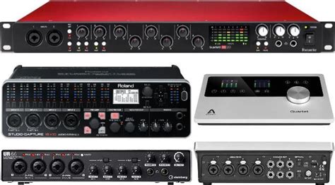 The Best Usb Audio Interfaces 4 8 16 Channel Gearank