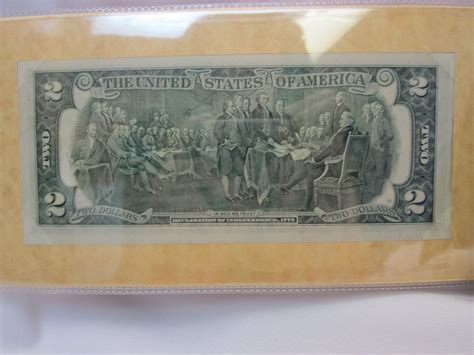 Value Of The Official Two Dollar Bicentennial Commemorative Bill