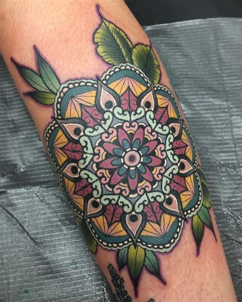 Colorful Mandala Tattoo Tattoos Mandala Tattoo