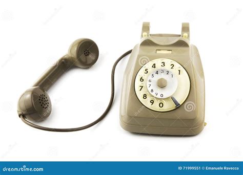 Isolated Vintage Italian Telephone Stock Image Image Of Icon Ring