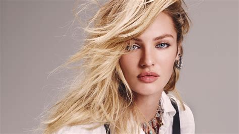 Candice Swanepoel Women Model Face Blonde Blue Eyes Wallpapers Hd