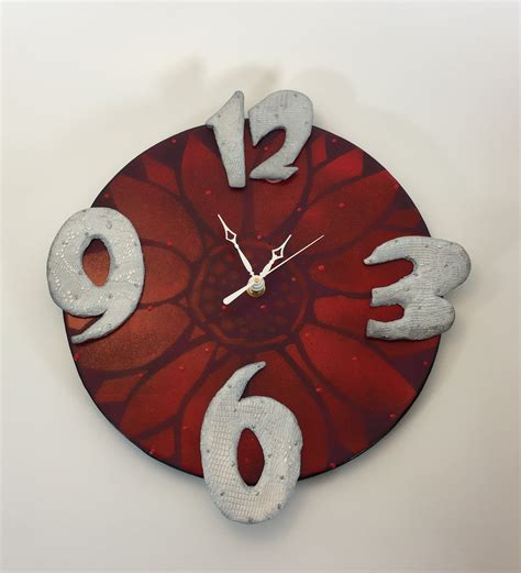 Modern Wall Clock Ceramic Clock Unique Clock Abstract Clock Unique