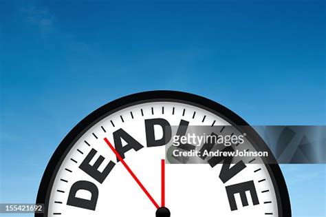 Deadline High Res Stock Photo Getty Images