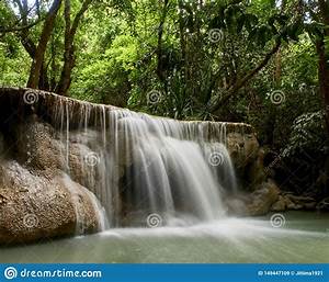 Thailand, Waterfall, Natural, Attractions, Stock, Image