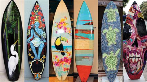 Painting Surfboard Into A New Customized Kit By Yourself