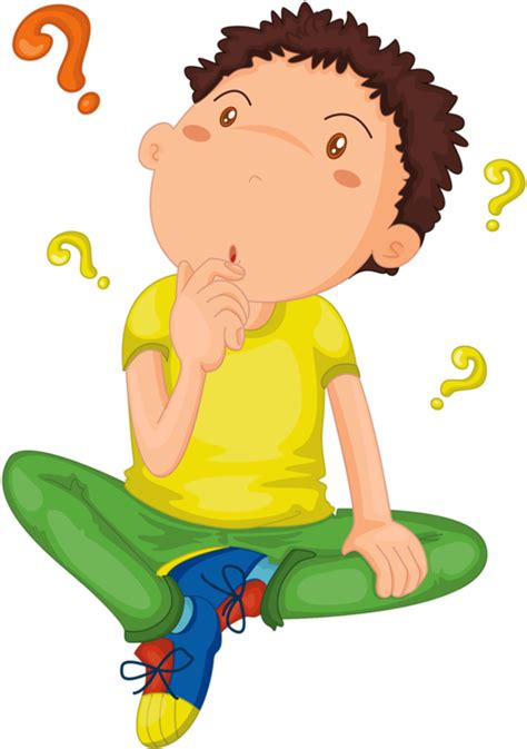 Boy Thinking Clipart Student Thinking Clipart Png Tra