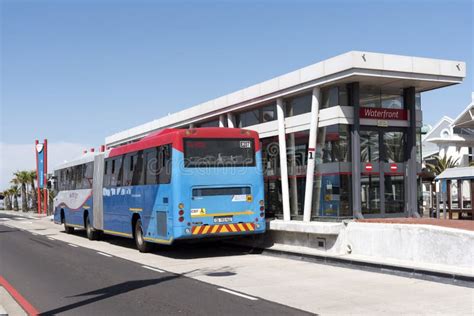 Myciti Bus At Bus Stop In Cape Town South Africa Editorial Image