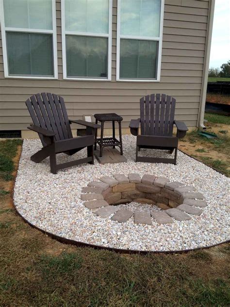 Easy Diy Fire Pit For Backyard Landscaping Ideas Homekover Diy