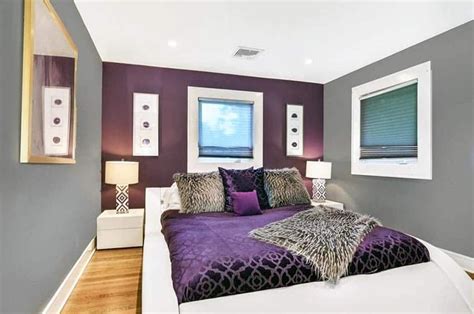 Colors That Match With Purple Interior Decorating Grey Wall Color