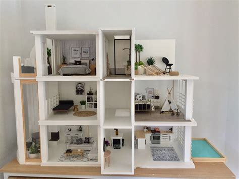 Dollhouse 112 Scale Modern Dollhouse Ideas Malibu Dollhouse Kit