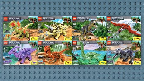 Lego Zm319 Jurassic World Dinosaurs Knock Off Zimo Youtube