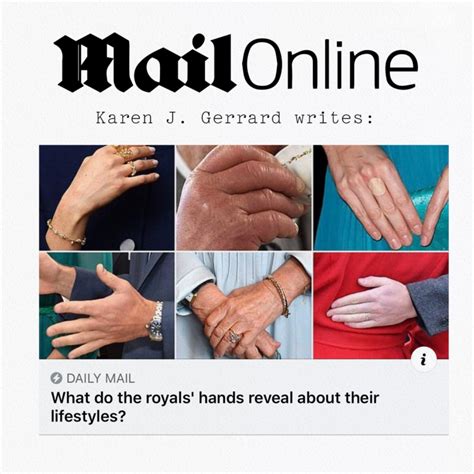 Mail Online What Do Royals Hands Say About Their Personalities And Lifestyles Seams Beauty