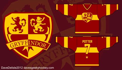 Harry Potter Hockey Jersey Design Daves Geeky Hockey