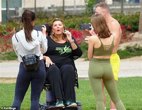 Dance Moms Abby Lee Miller Leans Back In Her Wheelchair As A Gymnast