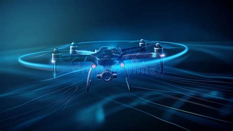 Futuristic Drone In Flight Stock Photo Image Of Scifi