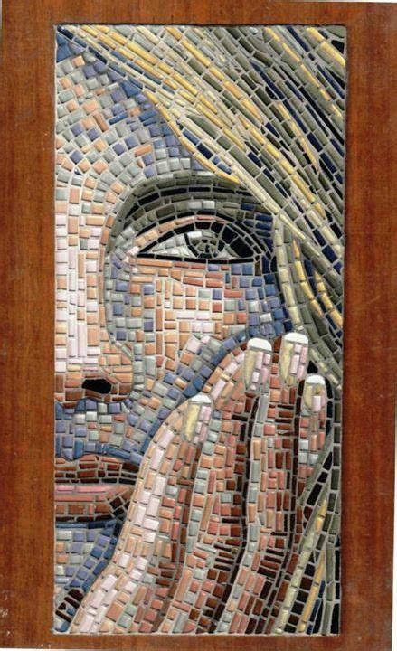 Mosaic Of Woman S Face Mosaic Art Mosaic Tile Art Mosaic Portrait