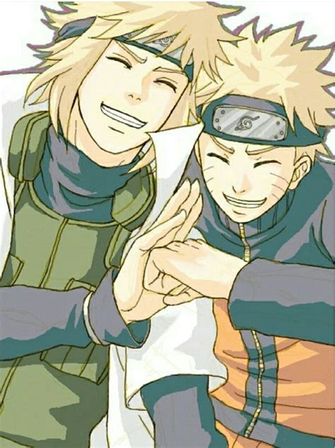 The Life Of Naruto Uzumaki Naruto And Minato Fist Bump