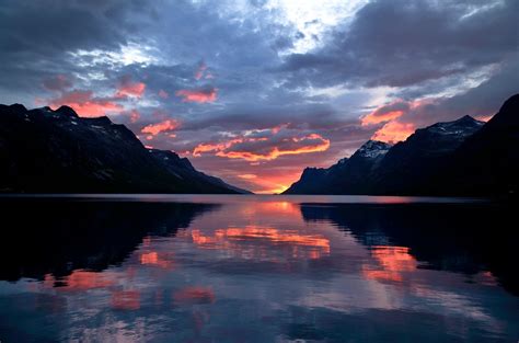 Sunset Ersfjordbotn John A Hemmingsen Flickr