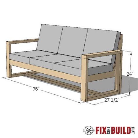 Outdoor Sofa Plans Home Design Ideas