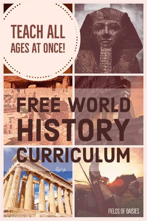 Homeschool World History Plan Teach All Ages At Once Fields Of