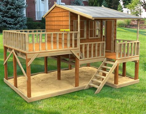 You will need to measure the space you have and choose a cubby house that fits comfortably in your backyard. Sand Pit Play Is Easy With a Cubby House | Cubbykraft Blog