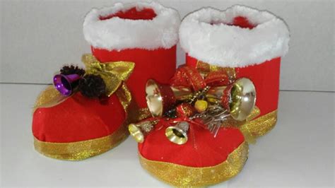 Decoracion de botes de plastico. como hacer botas de navidad con botellas de plastico ...