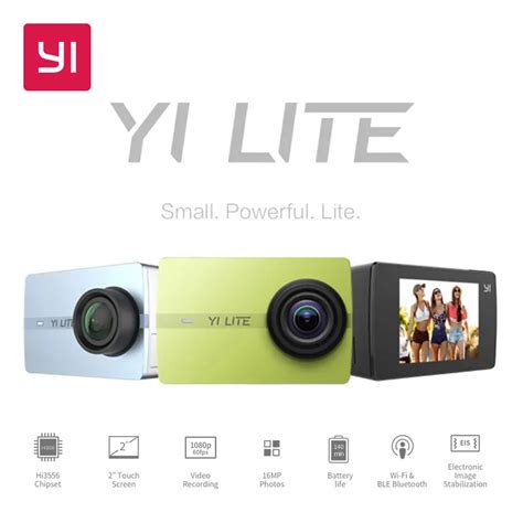 Yi Lite Action Camera 16mp Real 4k Sports Camera With Built In Wifi 2