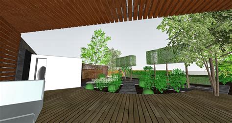 Garden Design Visualisation With Custom Texture Maps Studio 425